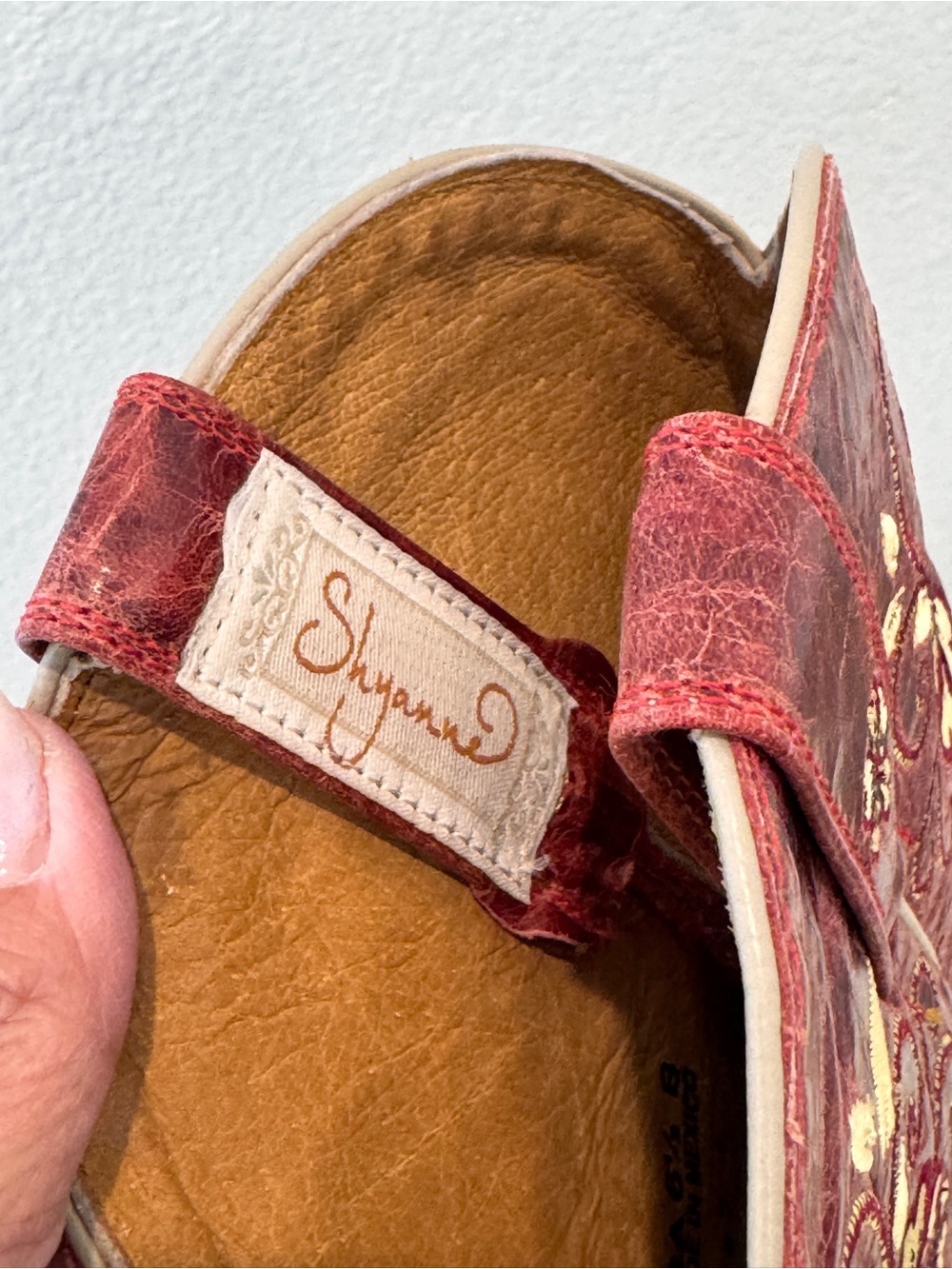 Shyanne Floral Embroidered Red Women's Western Boots - Picture 10 of 10